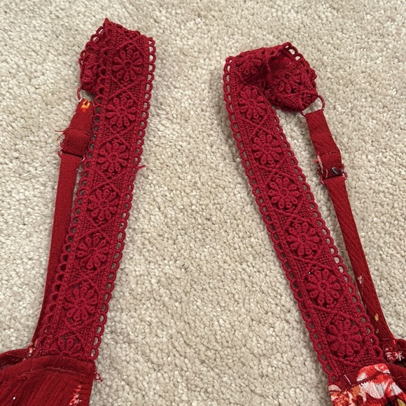 Torrid Cold Shoulder floral top size 0 - Picture 4 of 6